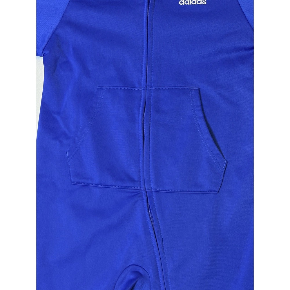 Adidas Baby Boys Blue White Stripe Track Jump Suit One Piece Coverall 18M - Picture 6 of 10